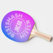 Raquette De Ping Pong BEST SMASH HITTER Gradient Design simple (Côté)