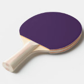Raquette De Ping Pong Beurre d'acai violet foncé de couleur solide (Devant Angle)