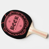 Raquette De Ping Pong BIÈRE ! Casquette de bouteille (Côté)