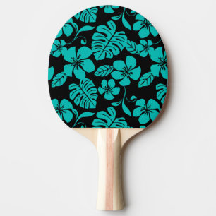 RAQUETTE DE PING PONG BIKINI ROSE (NOIR/TURQUOISE)
