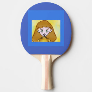 Raquette De Ping Pong Bingo Bleu Anime Ping Pong