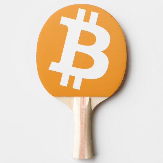 Raquette De Ping Pong Bitcoin (Devant)