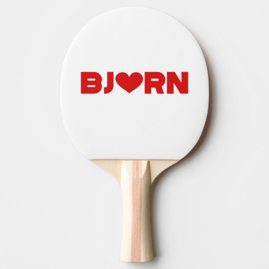 Raquette De Ping Pong Bjorn Love (Devant)