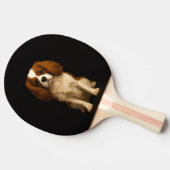Raquette De Ping Pong Black 4 Luxe ping pong paddle, Cavalier Spaniel (Côté)