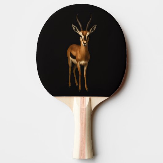 Raquette De Ping Pong Black 4 Luxe ping pong paddle, Elegant Gazella (Dos)