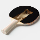 Raquette De Ping Pong Black 4 Luxe ping pong paddle, Elegant Weasel (Devant Angle)