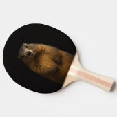 Raquette De Ping Pong Black 4 Luxe ping pong paddle, Fluffy Marmot (Côté)