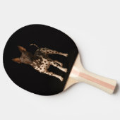 Raquette De Ping Pong Black 4 Luxe ping pong paddle, Hairless Terrier (Côté)