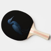 Raquette De Ping Pong Black 4 Luxe ping pong paddle, Little Blue Heron (Côté)