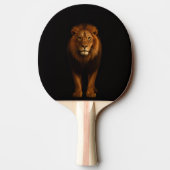 Raquette De Ping Pong Black 4 Luxe ping pong paddle, Majestic Lion (Dos)