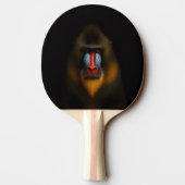 Raquette De Ping Pong Black 4 Luxe ping pong paddle, Mandrill Monkey (Dos)