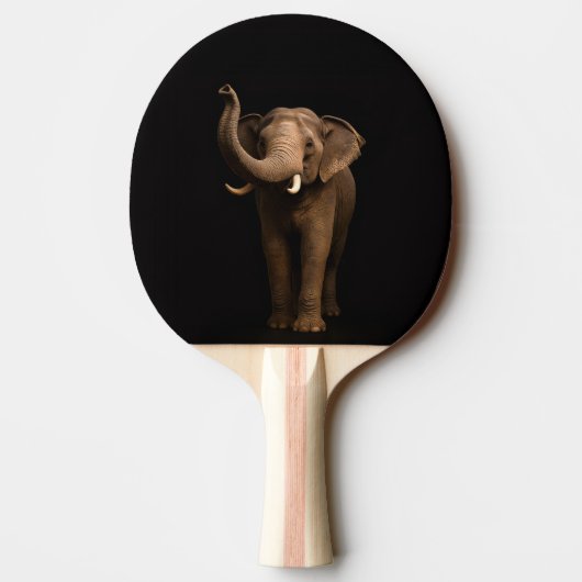 Raquette De Ping Pong Black 4 Luxe ping pong paddle, Mighty Elephant (Dos)