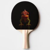 Raquette De Ping Pong Black 4 Luxe ping pong paddle, Panther Chameleon (Dos)