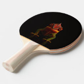 Raquette De Ping Pong Black 4 Luxe ping pong paddle, Panther Chameleon (Devant Angle)