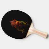 Raquette De Ping Pong Black 4 Luxe ping pong paddle, Panther Chameleon (Côté)