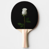 Raquette De Ping Pong Black 4 Luxe ping pong paddle, Pure White Rose (Devant)