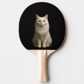 Raquette De Ping Pong Black 4 Luxe ping pong paddle, Turkish Angora Cat (Devant)