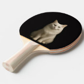 Raquette De Ping Pong Black 4 Luxe ping pong paddle, Turkish Angora Cat (Devant Angle)