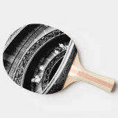 Raquette De Ping Pong Black and White Spiral Staircase (Côté)