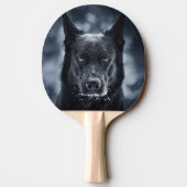 Raquette De Ping Pong Black German Shepherd (Dos)