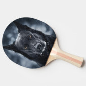 Raquette De Ping Pong Black German Shepherd (Côté)