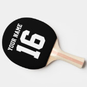 Raquette De Ping Pong Black Sporty Team Jersey (Côté)