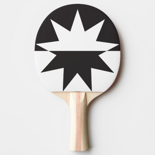 Raquette De Ping Pong Black White Deco (Devant)