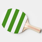 Raquette De Ping Pong Blanc moderne, bande verte (Côté)