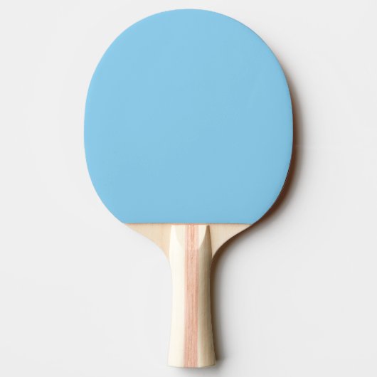 Raquette De Ping Pong Bleu Bébé, Bleu clair, solide, Bleu clair, (Dos)