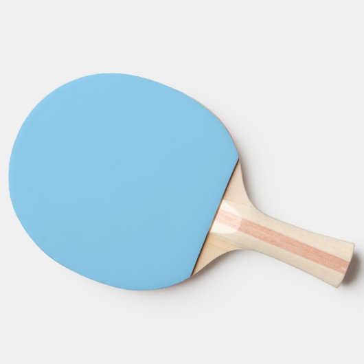 Raquette De Ping Pong Bleu Bébé, Bleu clair, solide, Bleu clair, (Côté)