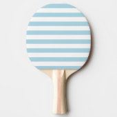 Raquette De Ping Pong Bleu clair Stripes Vacances Été Pastel (Devant)