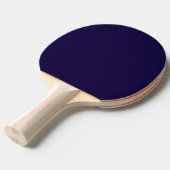 Raquette De Ping Pong Bleu de marine solide (Devant Angle)