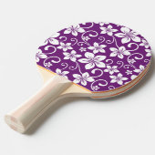 RAQUETTE DE PING PONG BLEU HAWAII (PLUM) (Devant Angle)