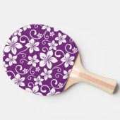 RAQUETTE DE PING PONG BLEU HAWAII (PLUM) (Côté)
