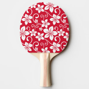 RAQUETTE DE PING PONG BLEU HAWAII (ROUGE)