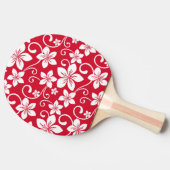 RAQUETTE DE PING PONG BLEU HAWAII (ROUGE) (Côté)