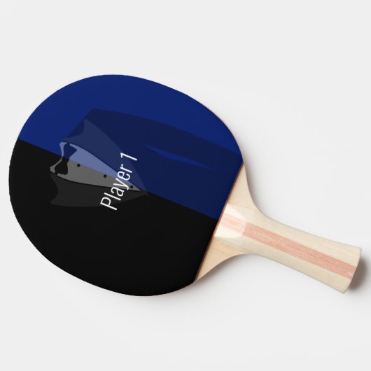 Raquette De Ping Pong Bleu/noir (Côté)