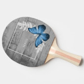 Raquette De Ping Pong Bleu papillon Rustique Ping Paddle (Côté)