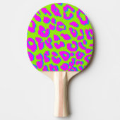Raquette De Ping Pong Bleu rose Empreinte de léopard (Devant)