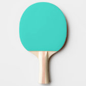 Raquette De Ping Pong Bleu Turquoise solide (Dos)