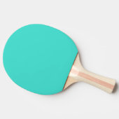 Raquette De Ping Pong Bleu Turquoise solide (Côté)