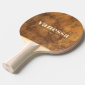 Raquette De Ping Pong Bloc de coupe Minimal Moderne Classique Nom (Devant Angle)