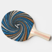 Raquette De Ping Pong Blue and Gold (Côté)