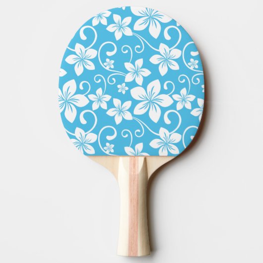 RAQUETTE DE PING PONG BLUE HAWAII PATTERN (BLUE) (Dos)