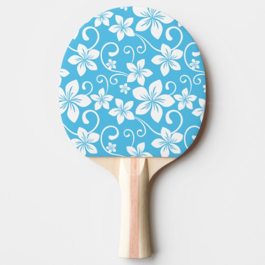 RAQUETTE DE PING PONG BLUE HAWAII PATTERN (BLUE) (Devant)
