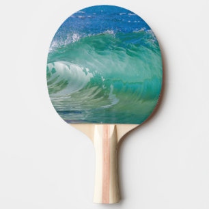 Raquette De Ping Pong Blue Ocean Summer Beach Waves