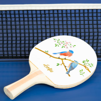 Raquette De Ping Pong Bluebirds White
