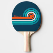 Raquette De Ping Pong Bluebottle Echo Curl Stripes avec nom (Dos)