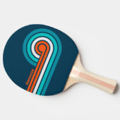 Raquette De Ping Pong Bluebottle Echo Curl Stripes avec nom (Côté)