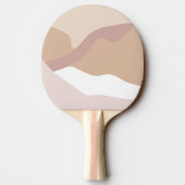 Raquette De Ping Pong Boho Abstrait Moderne Succulente (Dos)
